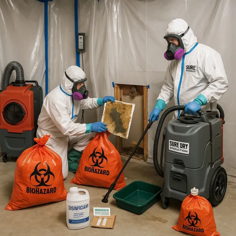 Contaminated Water Handling Protocols process in Calvert, TX