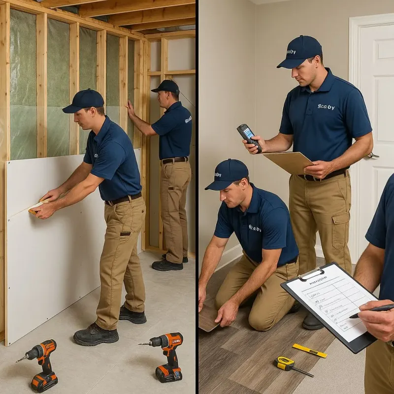 Repairs and Reconstruction process in Calvert, TX
